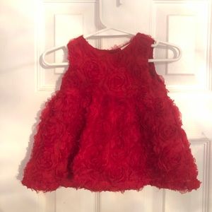 Christmas dress 3-6 months.  Cat & Jack.